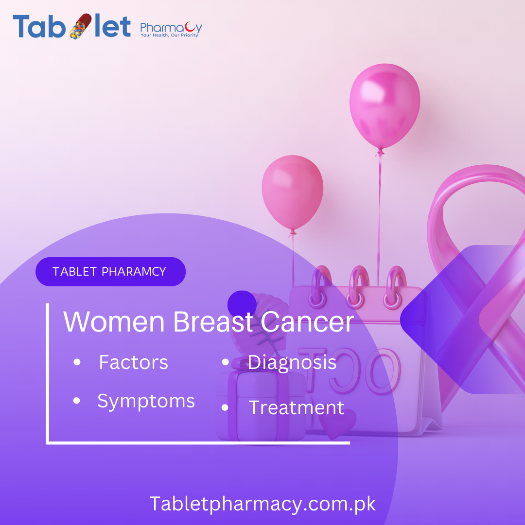 Women Breast Cancer: Factors, Symptoms, Diagnosis & Treatment – Tablet  Pharmacy
