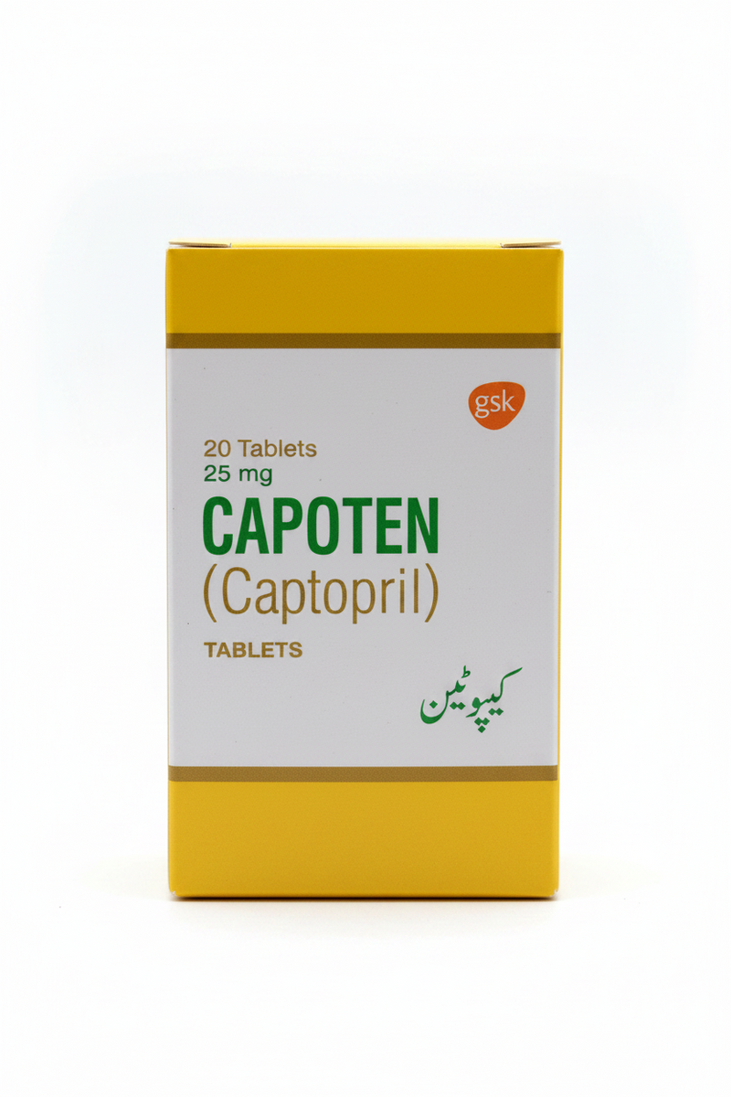 CAPOTEN 25MG TAB – Tablet Pharmacy