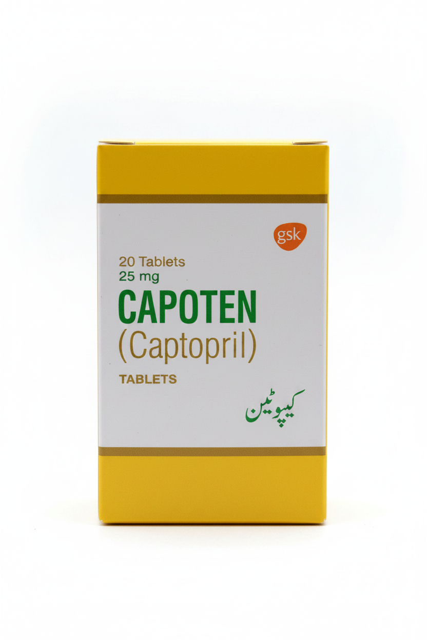 CAPOTEN 25MG TAB – Tablet Pharmacy