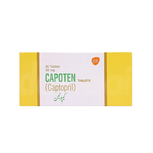 CAPOTEN 50MG TAB – Tablet Pharmacy