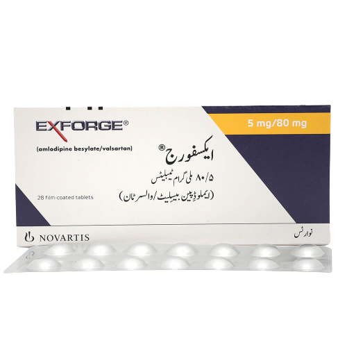 Exforge 5 80mg Tablet (Novartis) – Tablet Pharmacy