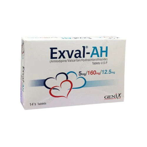 Exval Ah 5/160/12.5mg Tablet – Tablet Pharmacy
