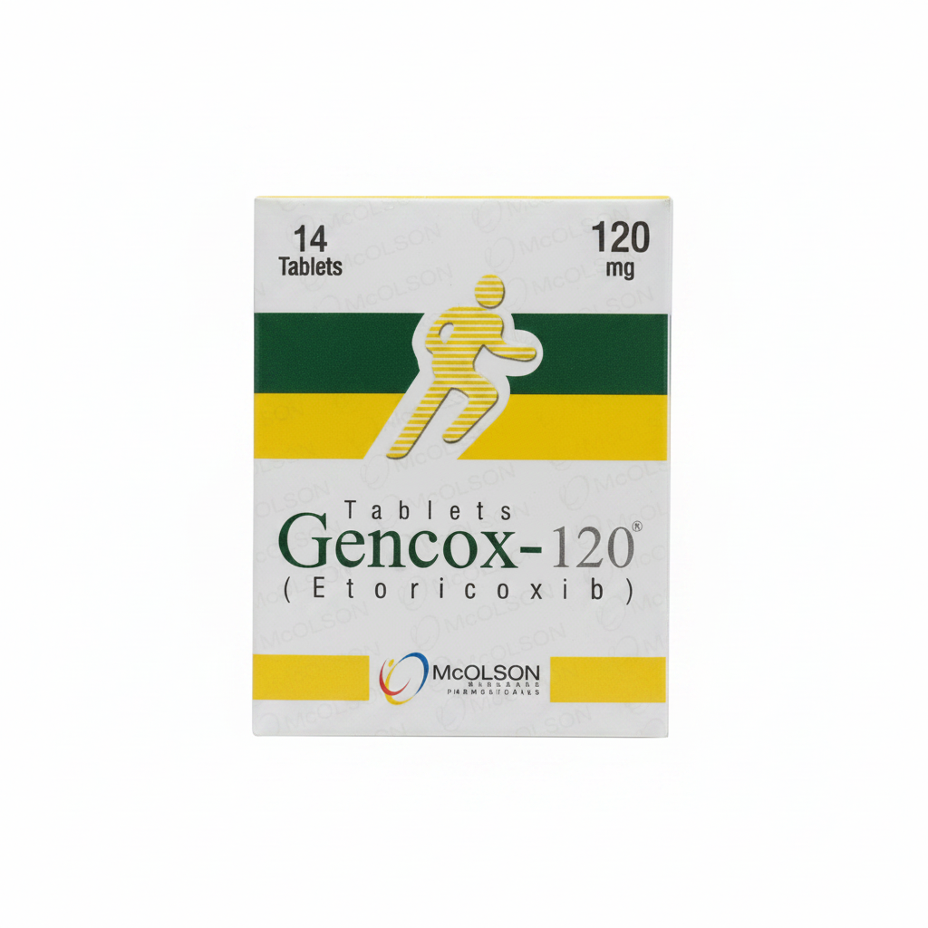 GENCOX 120MG TAB – Tablet Pharmacy