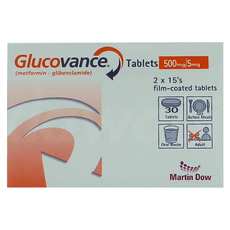 Glucovance 500/5mg Tablet – Tablet Pharmacy
