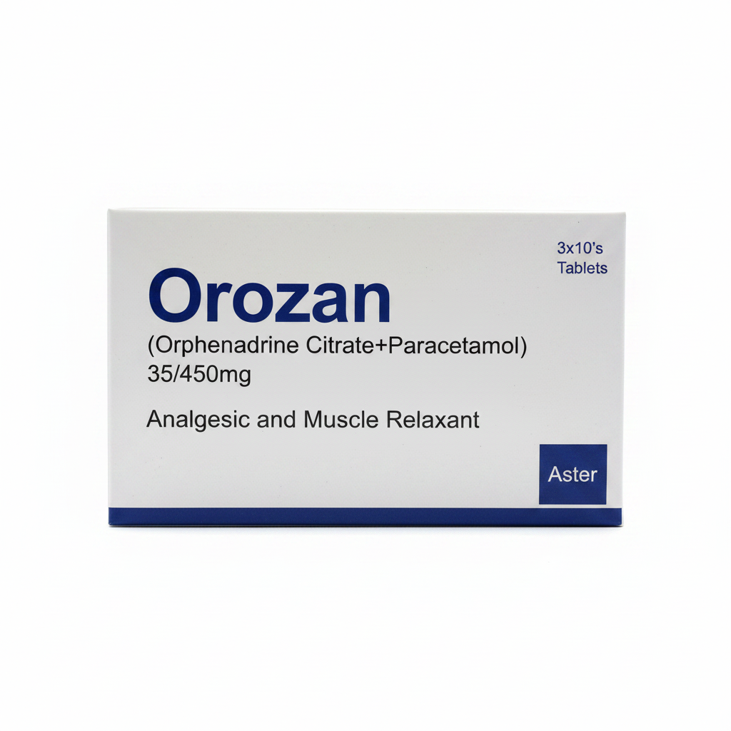 Orozan Tab OROZAN 35/450MG TAB – Tablet Pharmacy